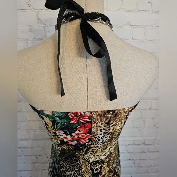 S Twelve Floral & Animal Print Maxi Dress | Navy | Small | NWOT - Picture 7 of 11